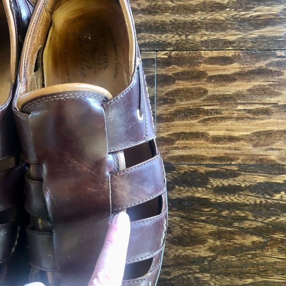 ❌SOLD❌ Sperry Gold Fisherman Amaretto Shoe -Size 13M (GUC) - Picture 7 of 13